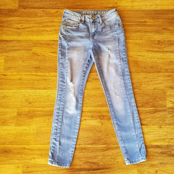 Cotton On Jeans Cotton On Size 78 The Ripped Skinny Distressed